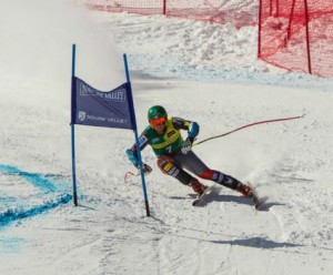 Travis Ganong, who learned how to ski at Squaw Valley in Lake Tahoe, captured his first World Cup event on Sunday in the downhill.