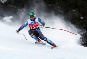 Travis Ganong, who trains at Squaw Valley, dominated on the new course on the men's Audi FIS Ski World Cup tour, finishing first at the Santa Caterina downhill.  