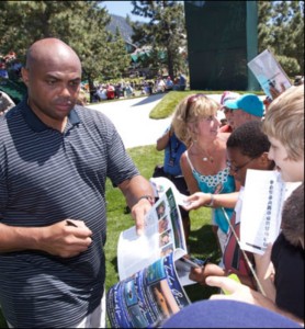 Charles Barkley might not be much of a golfer, but his accommodating personality makes him a fan favorite annually at the American Century Championship celebrity golf tournament in Lake Tahoe.