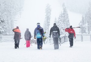 Sierra-at-Tahoe has a good base of snow, but has yet to announce when it's opening date will be.