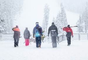 Sierra-at-Tahoe has a good base of snow, but has yet to announce when it's opening date will be.