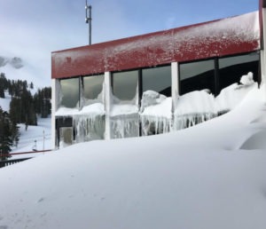 Staggering snow totals at Tahoe ski resorts
