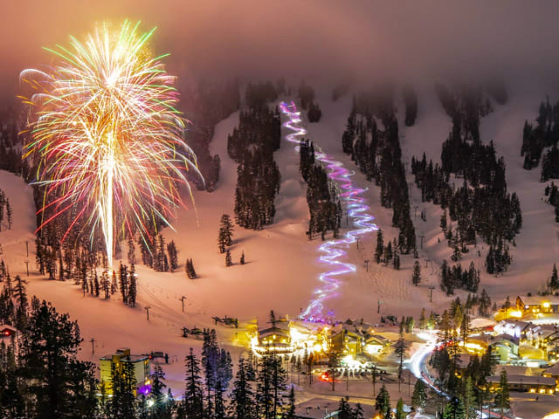 Vail Resorts in Tahoe celebrating New Year’s Eve