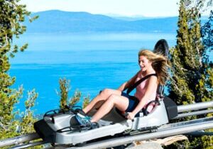 This gravity-powered alpine coaster is tons of fun for the entire family as it quickly travels through forest and natural rock formations. The views of Lake Tahoe and nearby scenery add to the coaster’s enjoyment. 