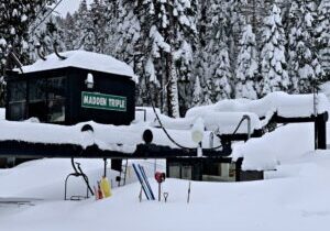 Homewood ski resort on Tahoe’s west shore recorded the most snow, reporting 14 inches by Sunday morning (Feb. 5).