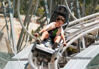 This gravity-powered alpine coaster is a cool, scenic coaster ride that goes through forest and natural rock formations. 