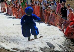  
The Cushing Crossing, named after the resort’s founder – Alex Cushing – is the original pond-skimming contest that begin back in the early 1990s. 
