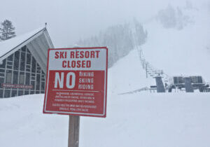 The snow may be so heavy at times and the winds so fierce that some Tahoe ski resorts may close for the day.