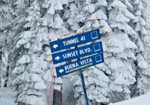 Sugar Bowl has the most snow - 444 inches - of any ski resort in Lake Tahoe.