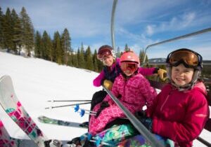 Tahoe Donner Downhill is a wonderful place to learn how to ski or snowboard. It caters to kids.
